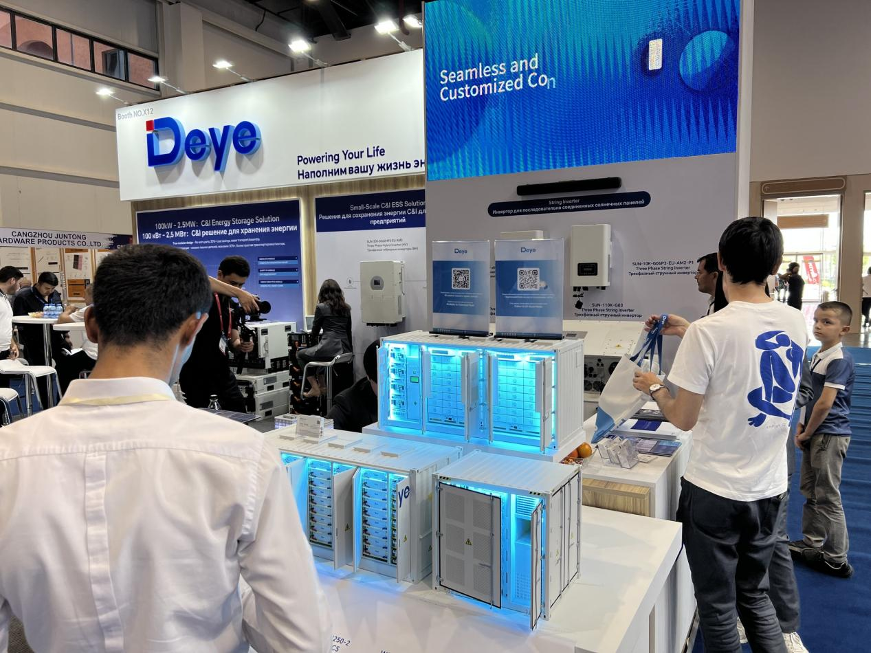 Deye's Multi-Scale ESS Systems Shine at Power Uzbekistan