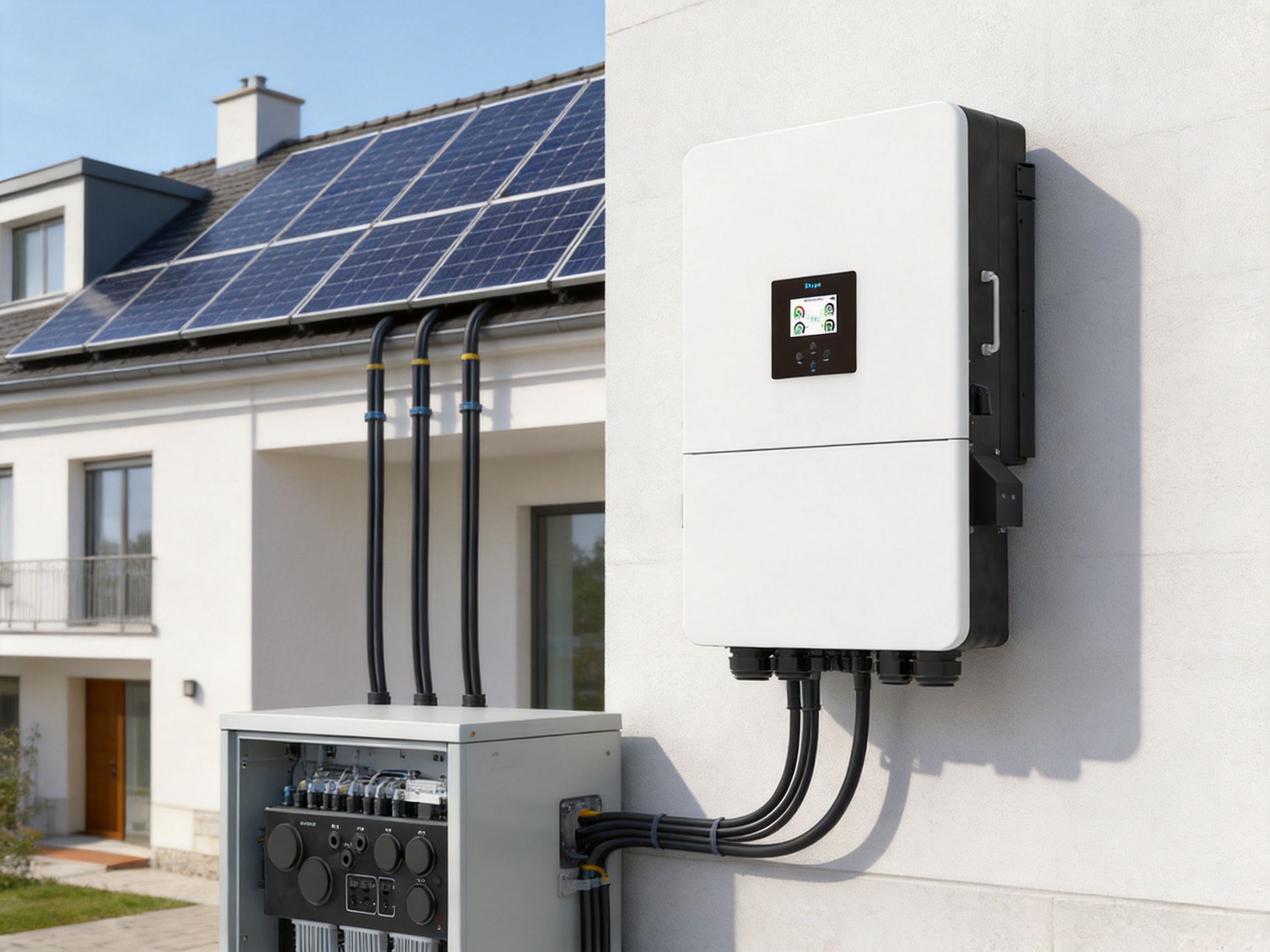 High-Capacity Three-Phase Low-Voltage Hybrid Inverter for Scalable Solar Storage