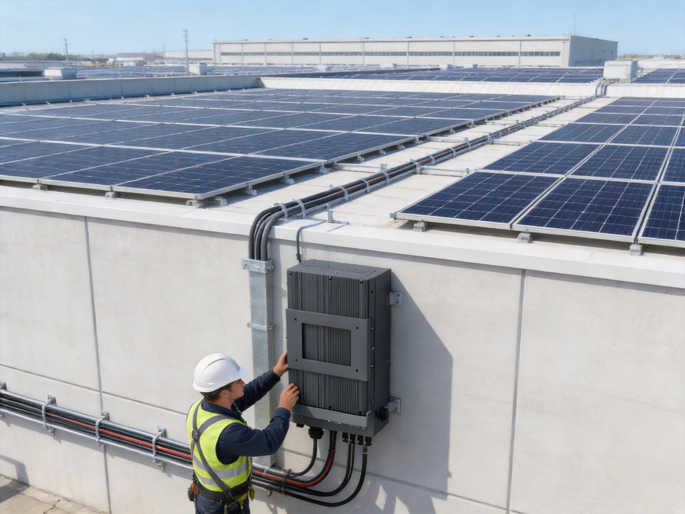 High-Efficiency Three-Phase String Inverter for Modern Commercial Solar Systems