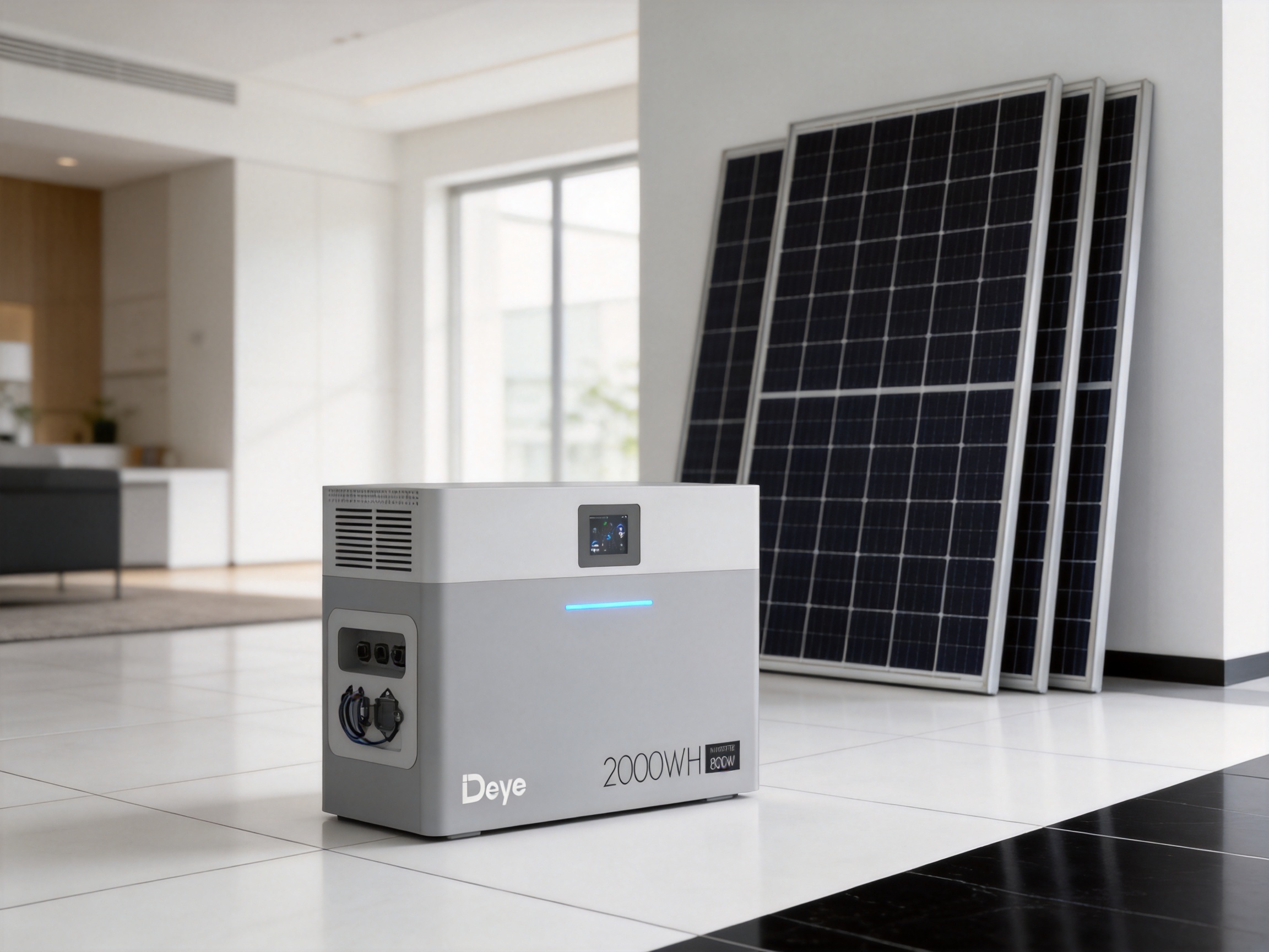 Compact All-in-One Energy Storage for Flexible Solar Power